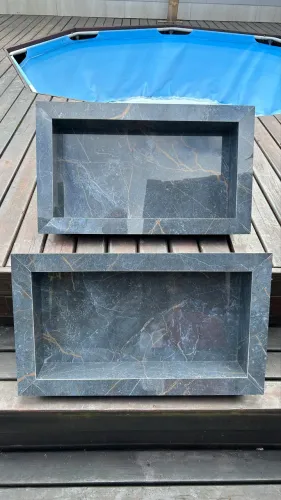 Nicho Para Banheiro Em Porcelanato tamanho 30X60X10cm - Acabamento Premium