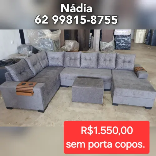 Sofá De canto lugarev+ chaise 