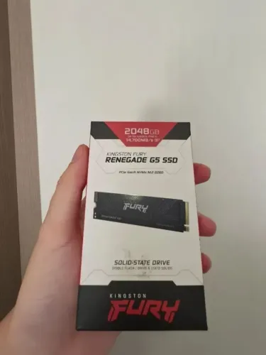 SSD NVMe Fury Renegade G5 2TB PCIe 5.0 14.800MB/s Lacrado