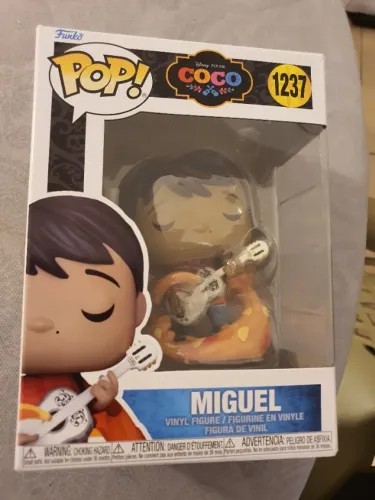 Funko Pop Miguel Viva - A Vida é uma Festa Disney Pixar, Exclusivo, em Perfeito Estado