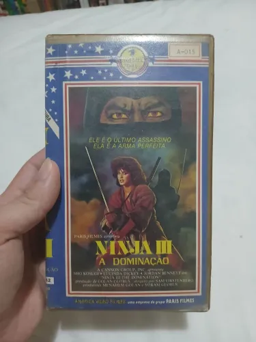 Vhs ninja 3 a dominaçao rarissimo america video