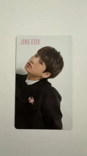 BTS Jungkook Photocard Oficial I Need U Japonês RARO Jung Kook Bangtan K-Pop Álbum CD