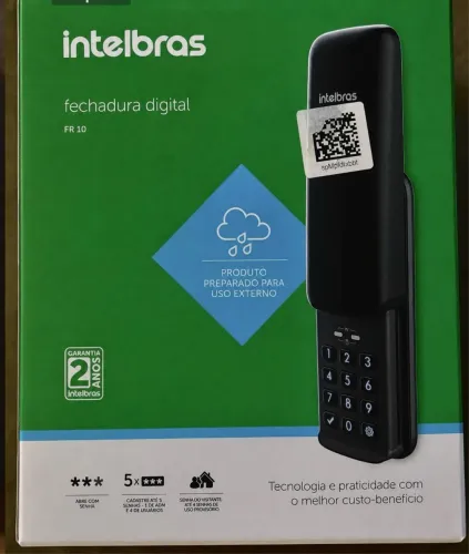 Fechadura Eletrônica Intelbras F10 - na caixa