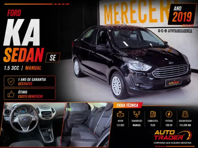Ford KA 1.5 Sedan SE 12V Flex 4P Mec. 2019