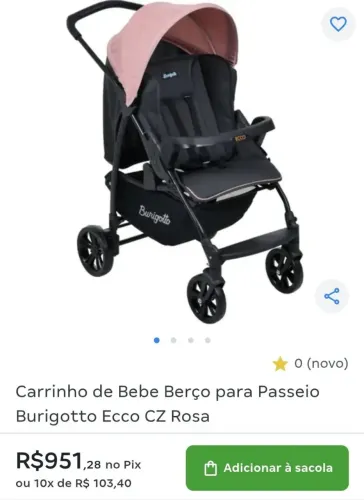 Carrinho de bebê burigotto