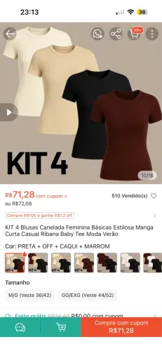 Blusa Canelada
