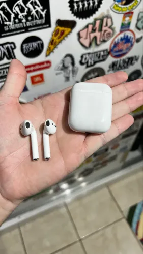 Fone apple airpods 2 bateria dura muito