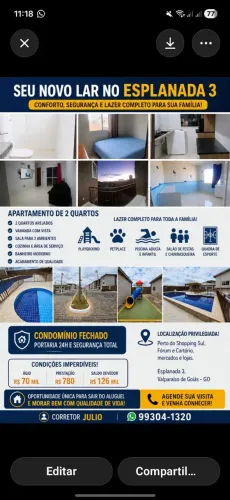 Vendo agio no valparaiso de Goiás 