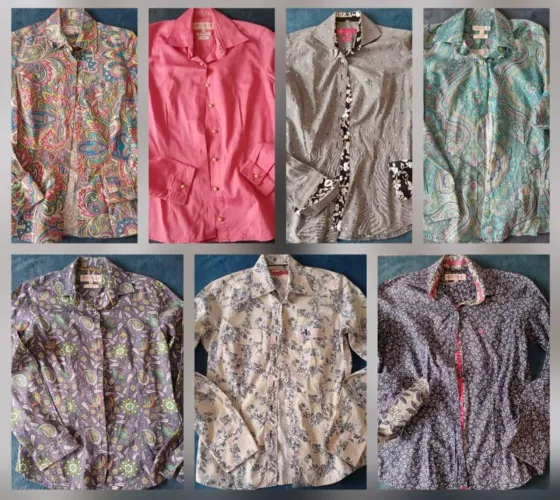 Camisas DUDALINA <br>Várias estampas <br>Tamanho 36<br>Cada uma R$ 20,00<br>Retirada em Águas Claras
