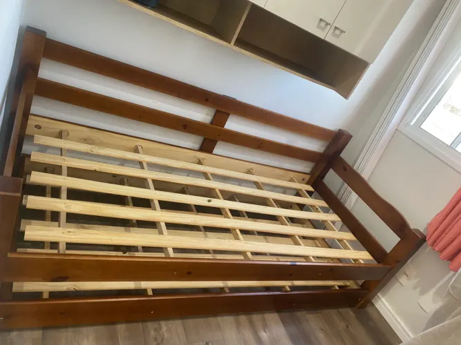 Guarda roupa e cama combo