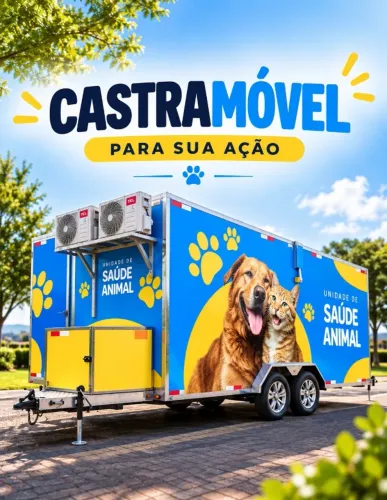 Castramóvel Completo | Unidade Móvel Veterinária
