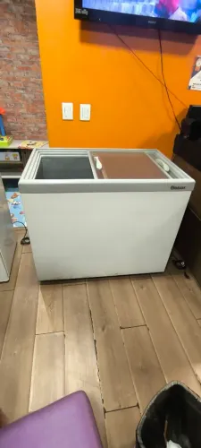Freezer Horizontal Gelopar GHDE-310 295 litros Tampa Vidro Removível 220V