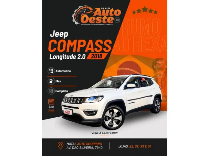 Jeep Compass Longitude 2.0 4X2 Flex 16V Aut. 2018