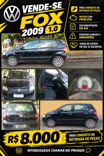 Volkswagen Fox City 1.0mi/ 1.0mi Total Flex 8V 3P 2009