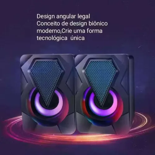 Par de Caixinhas de som para computador (Novas)