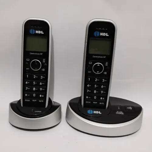 Kit Telefone sem fio Base + Extensão - Funcionando. Marca HDL - Não Ac. fio nem pilhas.