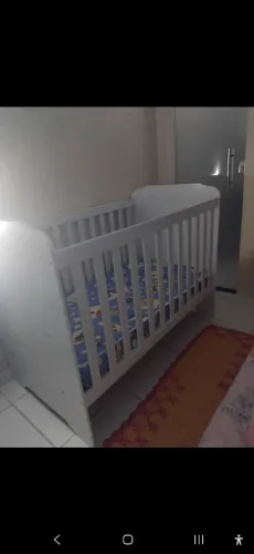 Berço 3 em 1, Berço, cama, sofá, cor branca