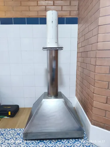 Coifa Industrial Inox TOP Qualidade