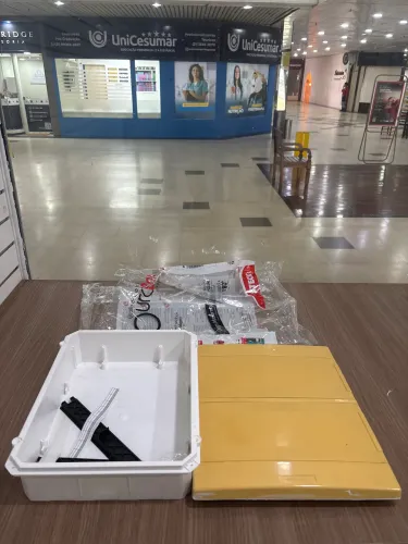 Quadro de distribuição Steck 24 disjuntores