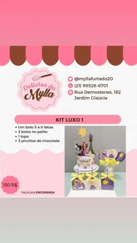 Kits Festa Personalizados | Bolos e Doces - Belford Roxo
