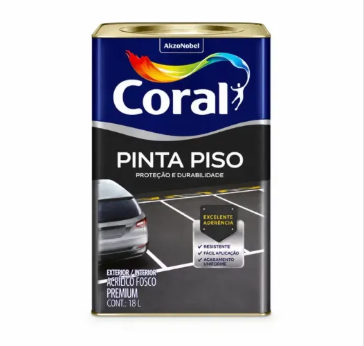 Tinta Coral Pinta Piso Acrílica 18 Litros