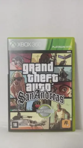Jogo Grand Theft Auto San Andreas Xbox 360 Platinum Hits