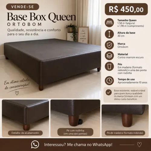 BASE BOX QUEEM ORTOBOM