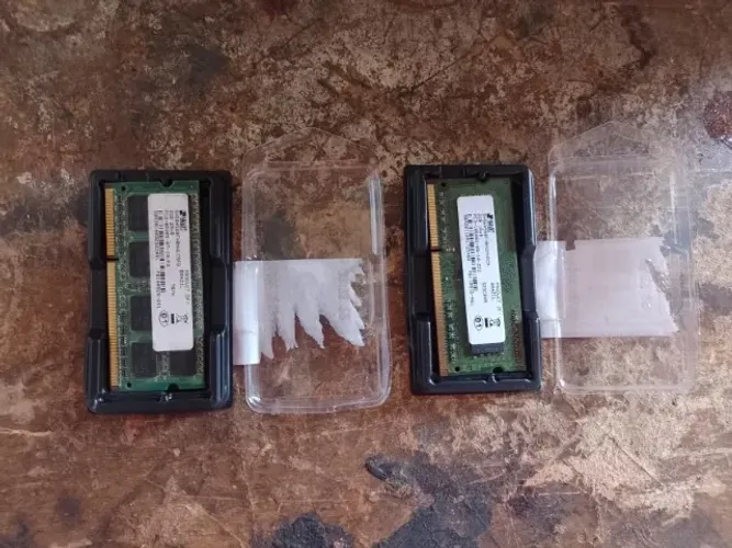 par de memoria ran de notebook ddr3 2 gb cada