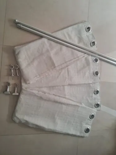 Cortinas da Bella Janela blackout PVC Voil *acompanha varão*