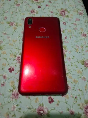 SAMSUNG GALAXY A10s VERMELHO - CONSERVADO + CARREGADOR