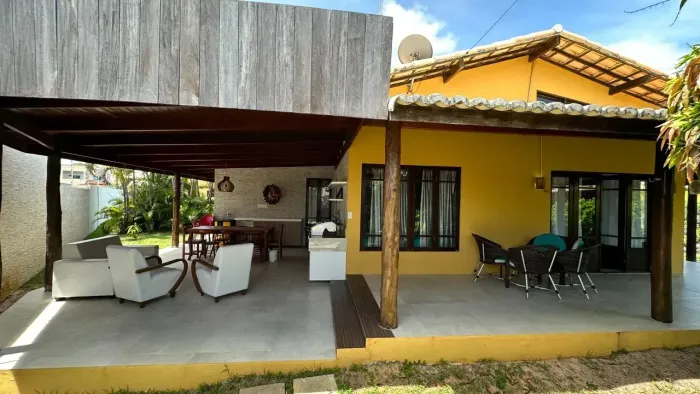 Casa Condomínio Praia de Jacumã, Escritura Pública, Suíte, Espaço Gourmet, 183m2 Construçã