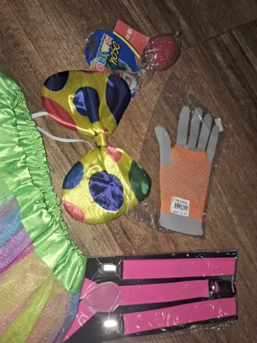 Kit fantasia adulto carnaval palhaço 
