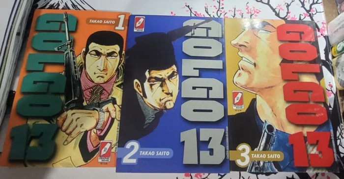 GOLGO 13 VOLUMES 01 até 03 * MANGÁ * TAKAO SAITO