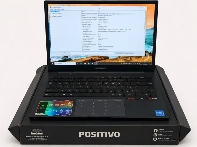 Notebook Positivo Motion Plus Q464B