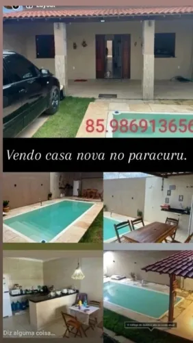 VENDO CASA NOVA NO PARACURU