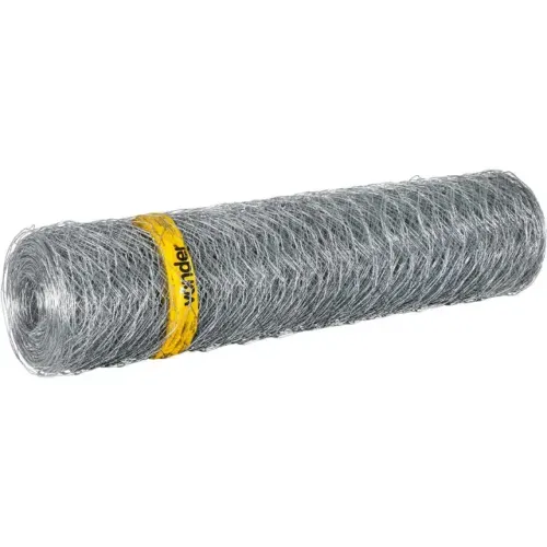 Tela metálica hexagonal, mangueirão, malha 3", 18 BWG x 1 m, com 50 m, VONDER