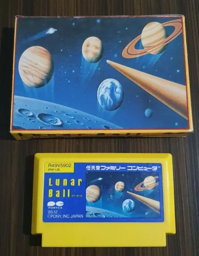 LUNAR BALL FAMICOM NES NINTENDINHO ORIGINAL SINUCA