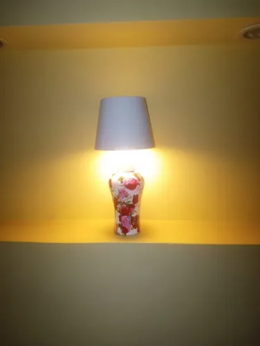 Luminária de mesa sem fio para garrafas