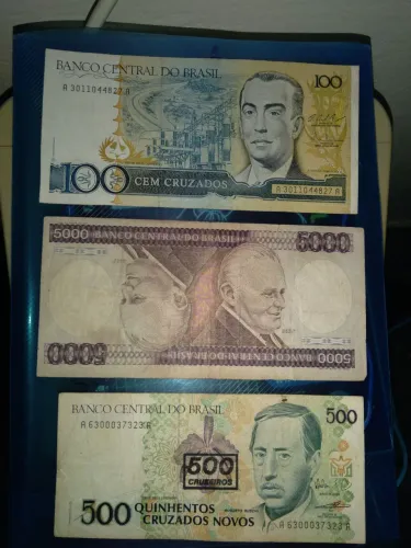 Cédulas Dinheiro Antigo