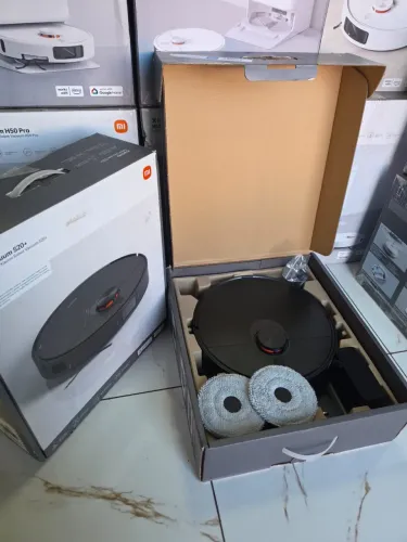 *Robô Aspirador Xiaomi* S20+, Seminovo, Completo, Preto ?