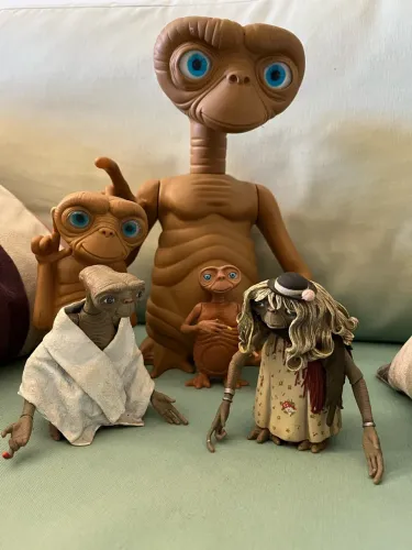 COLEÇÃO DE BONECOS ET - O EXTRATERRESTRE | 5 PEÇAS | ANTIGOS E COLECIONÁVEIS