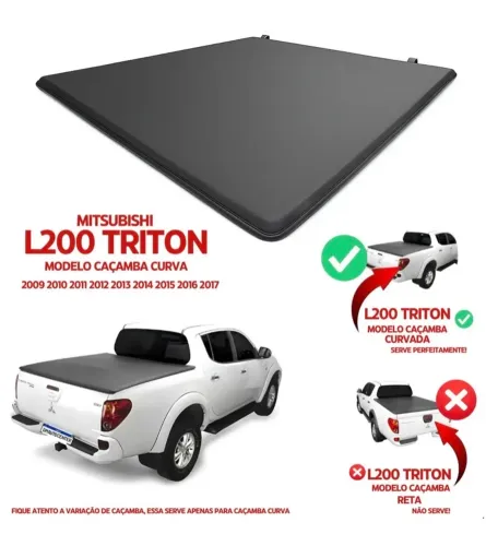 Capota L200 Triton curvada