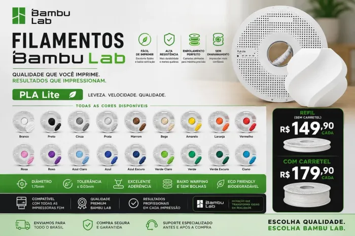 Filamento Pla Bambu