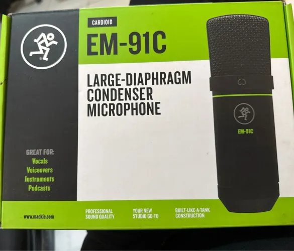 2 Microfone para podcast- Em-91C