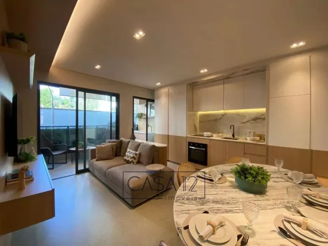 Apartamento com 2 dormitórios sendo uma suíte à venda, 70 m² por R$ 1.030.000 - Jardim Aqu