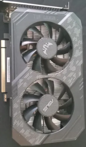 placa de video tuf game asus GTX 1650-4GD6-GAMING PRA CONCERTO LIGA MAS NAO DÁ VIDEO