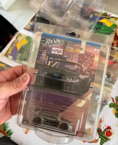 Hotwheels Subaru WRX STI Silver Series Compact Kings 