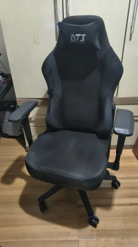 Cadeira Gamer DT3 Nero Black Ergonômica com Apoio Lombar e Braços 4D