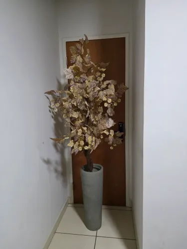 Árvore Artificial Platano Canada Outono 150cm Vaso Grafiato