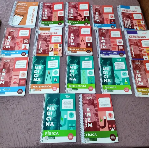 Kit 17 Apostilas ENEM Completo Medicina MED BOX Me Salva
